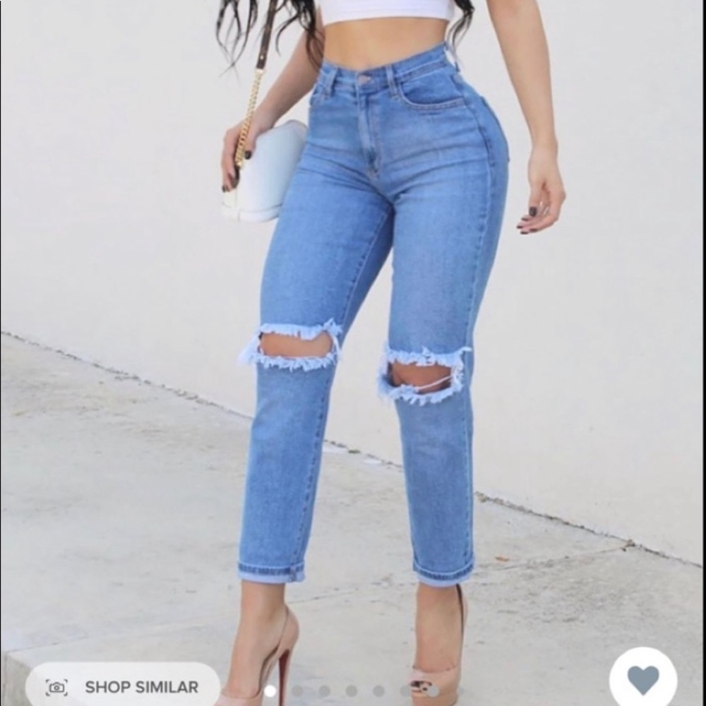 Fashion nova mom jeans